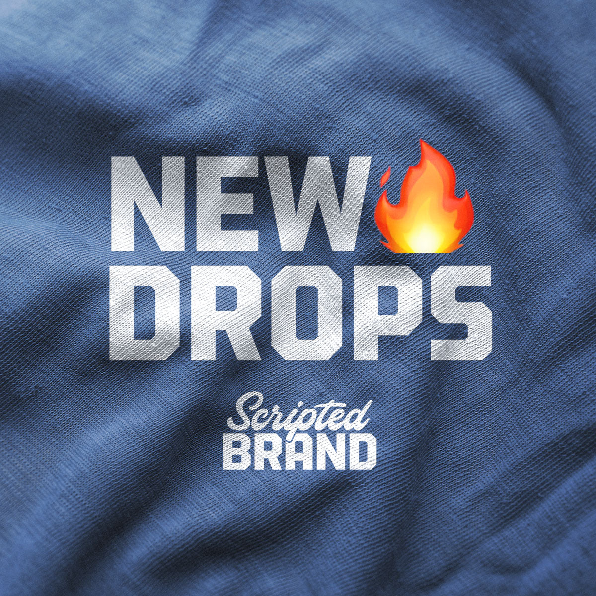 Cover image for New Drops, the section of ScriptedBrand's shop with the latest products hot off the press.