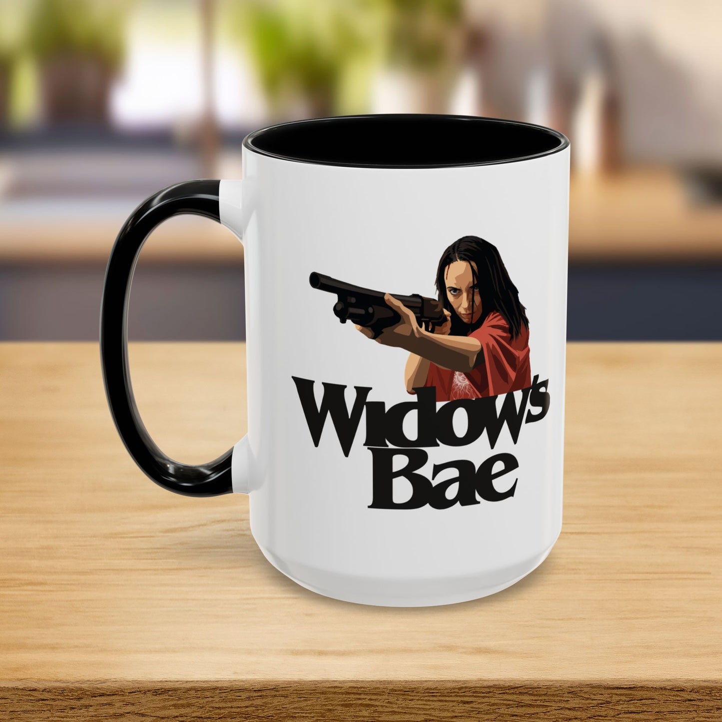 Widow's Bae Mug, Patricia Widow's Bay, Funny Coffee Cup Fan Gift