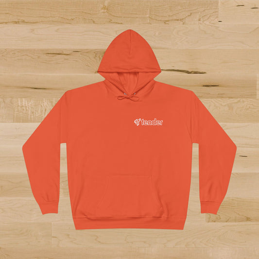 Texas Orange Tender logo hoodie sweatshirt inspired by HBO Industry, worn by Kit Harington.