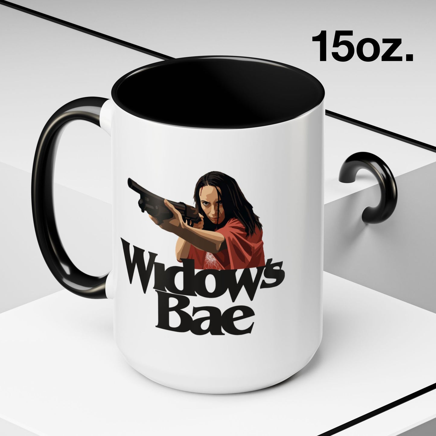 Widow's Bae Mug, Patricia Widow's Bay, Funny Coffee Cup Fan Gift