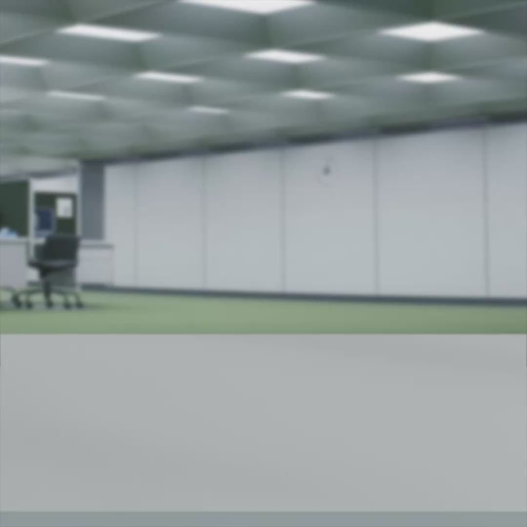 Video featuring District DT600 Vintage Distressed Baseball Caps with the Lumon Industries logo from the show Severance.