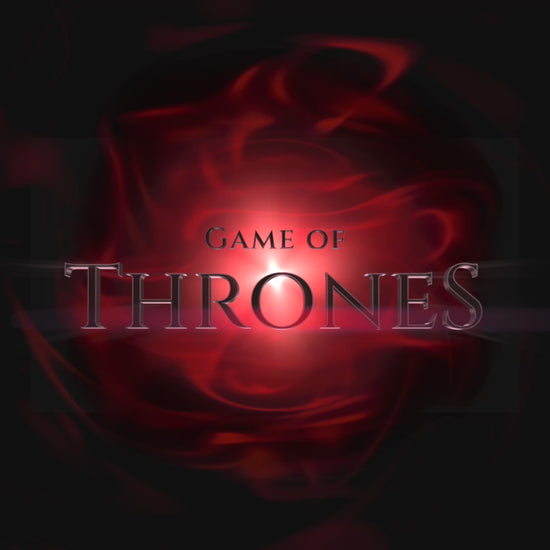 Video showing Westeros High School t-shirt designs inspired by Game of Thrones, sold by Scripted Brand.
